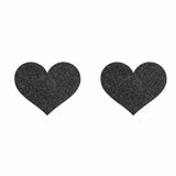 Reusable Nipple Pasties - Black Heart