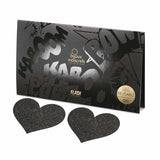 Reusable Nipple Pasties - Black Heart