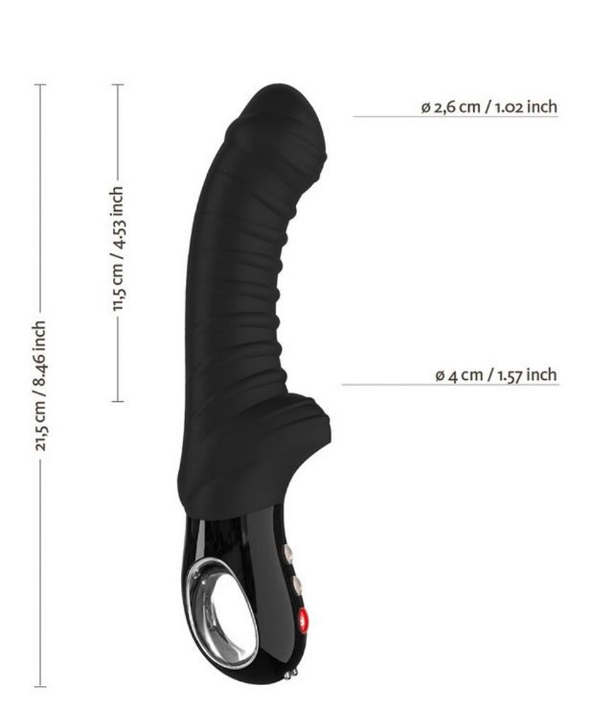 Wonderstate Tiger G-Spot Vibrator by Fun Factory Black