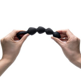 Wonderstate Sexual Wellness Anal Beads Large by Love to Love with hand