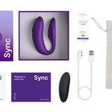 Wonderstate Sync 2 couples vibrator by WeVibe in color purple
