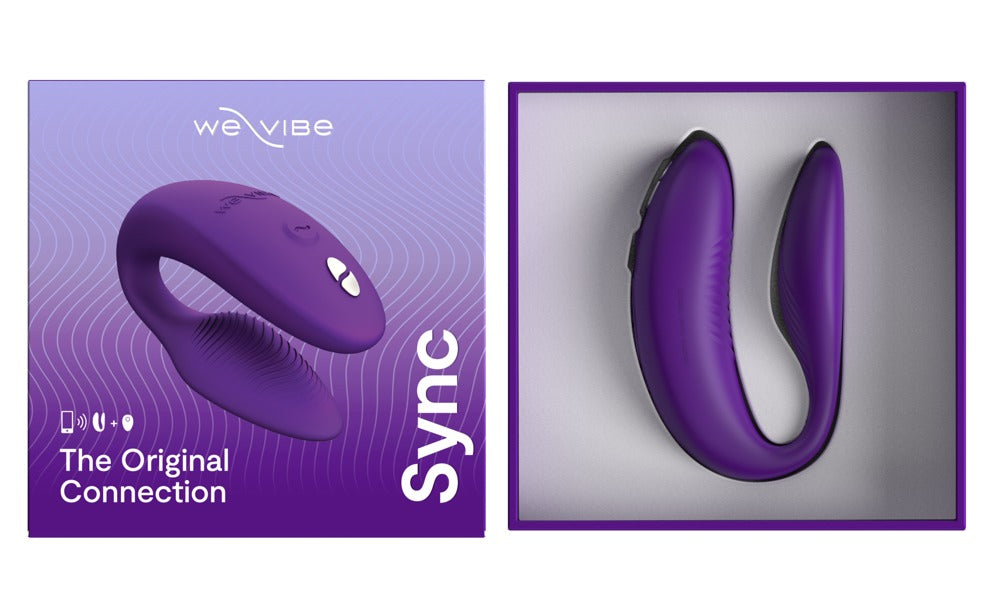 Wonderstate Sync 2 couples vibrator by WeVibe in color purple