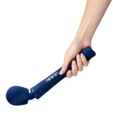 Wand vibrator VIM by Fun Factory Blue with hand