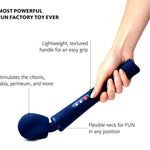 Wand vibrator VIM by Fun Factory Blue USPs
