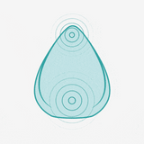 Evii clitoral vibrator by Biird in color mint dual vibration