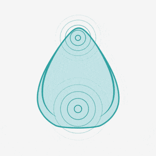 Evii clitoral vibrator by Biird in color mint dual vibration