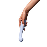 Wonderstate Sexual Wellness Arc G-Spot vibrator by Dame Ice with hand