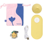 Evii clitoral vibrator by Biird in color Yellow content