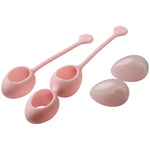 Yonii Eggs in color Rose Quartz by Biird Ben Wa Balls pelvic trainer