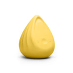 Evii clitoral vibrator by Biird in color Yellow side angle