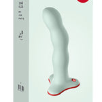 Wonderstate Sexual Wellness Fun Factory Bouncer Dildo in color sage packaging