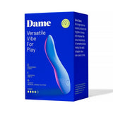 Wonderstate Sexual Wellness Clitoral Vibrator Dip 2.0 by Dame Blue Packaging