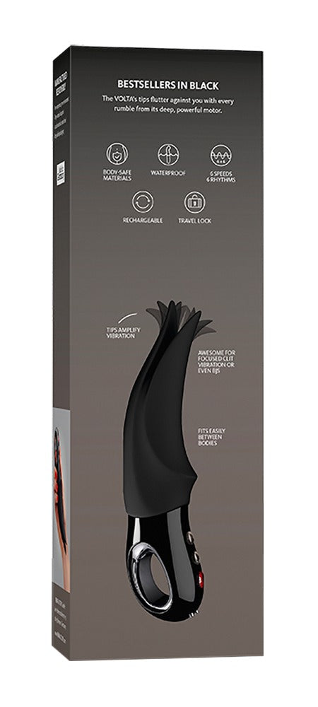 Wonderstate Volta Clitoris Vibrator by Fun Factory Black