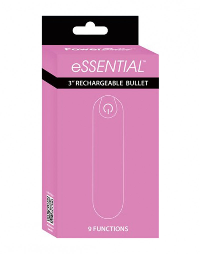Essentiel Bullet vibrator by Powerbullet in color pink packaging