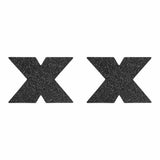 Reusable Nipple Pasties -Black Cross