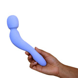 Wonderstate Sexual Wellness Full Body Massager Wand Com Wand by Dame with hand