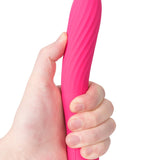 Wonderstate Sexual Wellness Classic Vibrator Svakom Hot Pink with hand