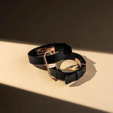 Crave ID Cuffs & Bracelet Black/Rose Gold
