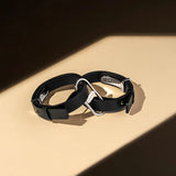 ICON Cuffs & Bracelet - Black/Silver