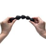 Wonderstate Sexual Wellness Anal Beads Large by Love to Love with hand