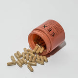 ORGASM GLOW Food Supplement - Natural Libido Booster with Damiana & Ashwagandha (60 Capsules)