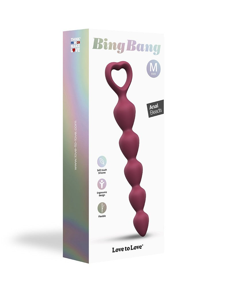 Wonderstate Sexual Wellness Anal Beads Medium by Love to Love Packaging