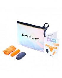Secret Panty with mini vibrator by Love to Love in color Orange
